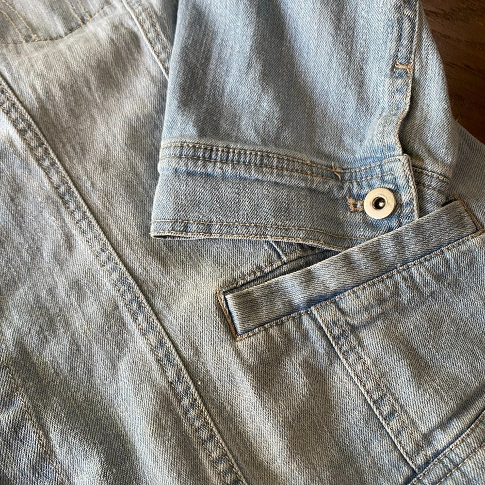 db established 1962 WOMEN'S 2X LIGHT BLUE JEAN JACKET - Picture 6 of 9